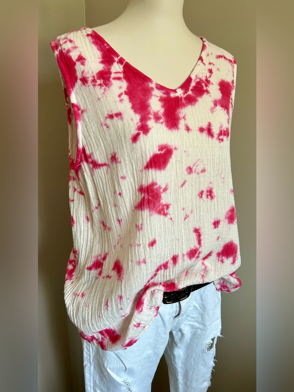 Shannon Passero “Katy” Tie-Dye Cotton Tank